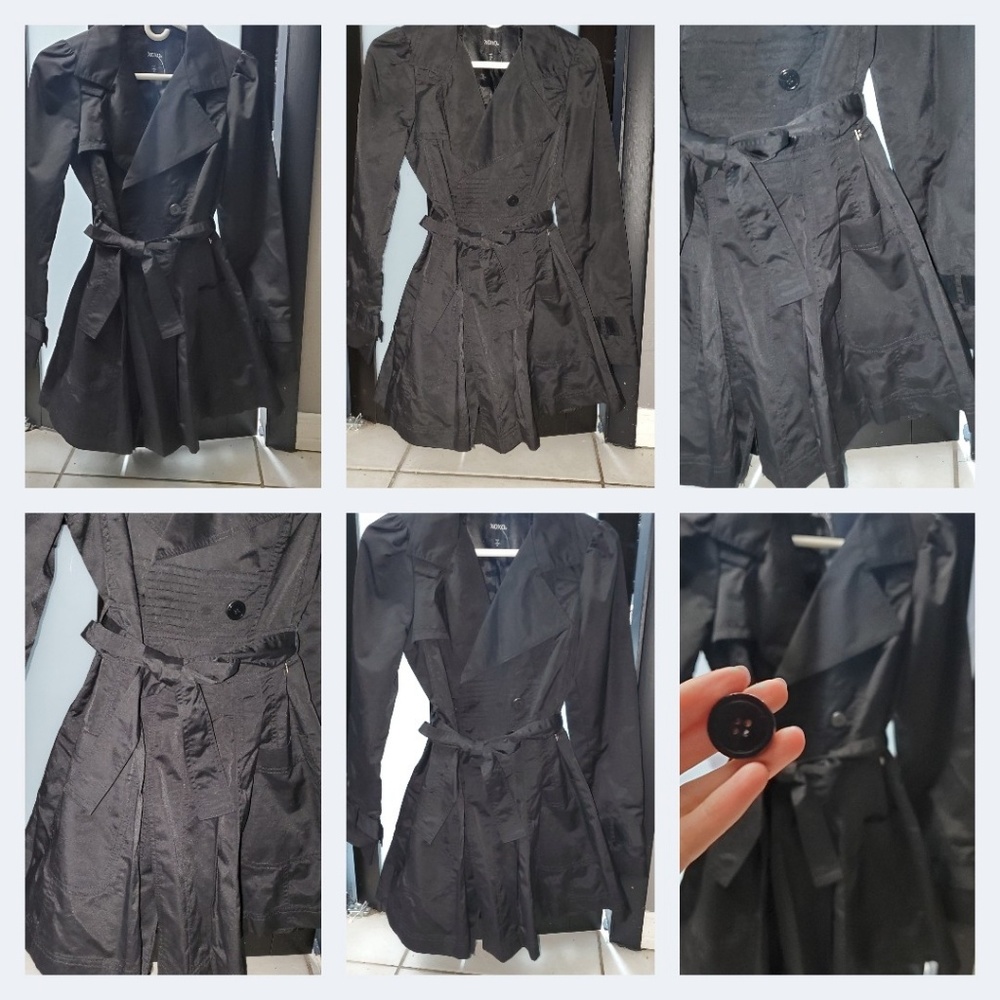 Black trench coat